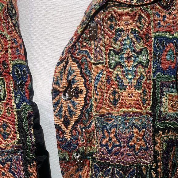 Vintage White Stag Plus artsy eclectic blazer jacket - Picture 8 of 10